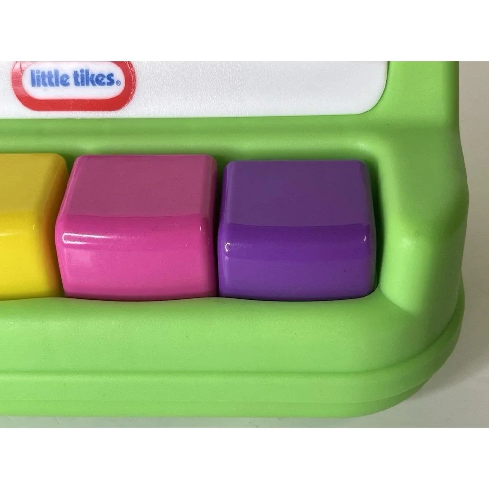 Little Tikes Baby Toddler Xylophone Piano Tap a Tune Green HTF VGC Fast Shipping